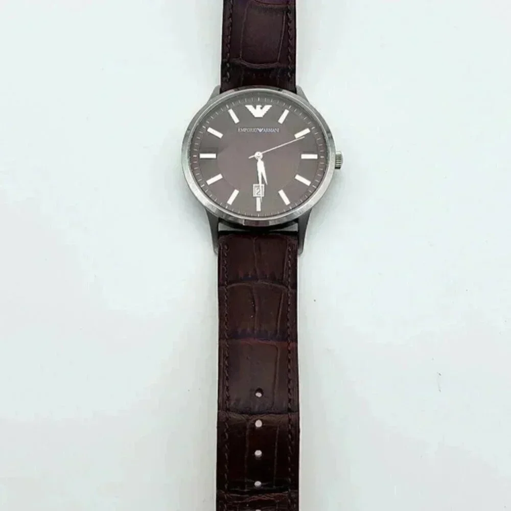 Emporio Armani Men's Leather Watch